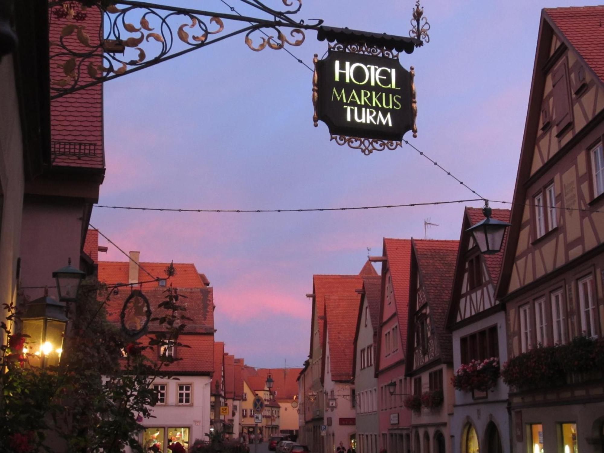 Romantik Hotel Markusturm Rothenburg ob der Tauber Buitenkant foto